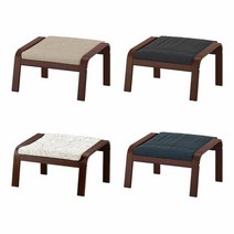 이케아 POANG 포엥풋스툴/의자/스툴/발받침/브라운, 색상:브라운+앤트러싸이트_291.978.74