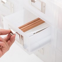 적층식 부자재 악세사리 소품 수납 정리함 손잡이 서랍 미니 아이 박스 1단 수예 공예 재료 네일샵 용품 수납함 정리 보관 보관함