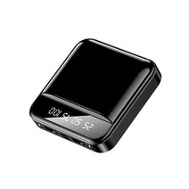 파워뱅크 보조 배터리 베터리 미니 빠른 충전 보조베터리 휴대용 30000mAh 2USB 외부 배터리 디지털 디스플, 02 Black_01 30000mAh