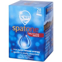 스파톤 액상 철분제 플러스 네츄럴 28개입 1팩 Spatone Liquid Iron Plus Natural, 1개