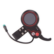전동 킥보드 스쿠터 스로틀 lcd lh100 전기 에 대 한 24v36v48v60v 전기 자전거 디스플레이 엄지 속도계 제어판, 5핀, 1개
