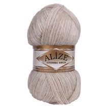 마마니트 알리제 앙고라골드 털실, 152 멜란지베이지, 1개