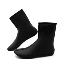 프리다이빙삭스 핀삭스 다이빙 네오프렌 삭스핀 남여 공용 양말 부츠 물 신발 미끄럼 방지 따뜻한 비치 부츠 잠수복 신발 스노클링 서핑 성인용 부츠, 검은색, xxl