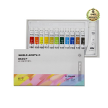 쉴드 베이직 아크릴물감 7.5ml, 7세트