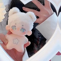 10cm 20cm 노랑머리 노랑별 불가사리 블루 화이트 별가사리 솜인형 솜깅이 아이돌인형 남자아이인형, 10cm 화이트별