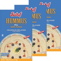 사다프 후무스 믹스 타히니, 170g, 3개