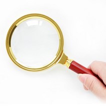 루페 루뻬Findame-휴대용 핸드 헬드 레트로 핸들 확대경 60mm 70mm 80mm 90mm 100mm 10X 눈 루페 유리, 02 70mm