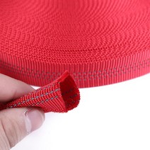 튜블러 타이어 자전거 로드 튜브 픽시 사이클 5 미터10 미터 핸드백 수하물 애완 동물 가죽 끈 액세서리 용 1 인치 25mm 관형 웨빙 반사 이중 레이어 오렌지 블랙, 10미터 오렌지