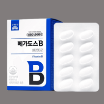 고려은단 메가도스B 컴플렉스 비타민B 60정 x 3개 (6개월분), 메가도스B 60정 X 3개, 쇼핑백X, 1개, 메가도스B 60정 X 3개-쇼핑백X