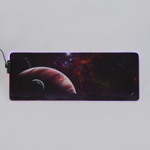 LED 목성 마우스 게이밍 장패드 80x30cm 판촉물 책상
