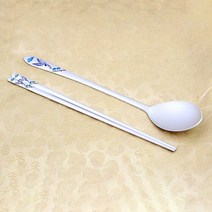 박씨상방 [박씨상방] 명품 특칠보 은수저 80% 93.75g, 선택완료, 줄당초 파랑 257