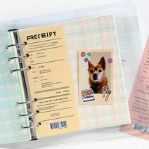 6공다이어리 6공 컬러 체크 다이어리리필 다이어리속지 리필내지, 단품