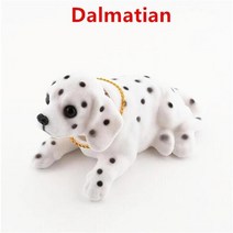 그네타는오리 미니쿠퍼 레이 꾸미기 자동차 장식품 끄덕임 개 자동 대시 보드 흔들 머리 개 자동차 스타일링 보블 헤드 개 대시 장난감 흔들 머리 개 자동차 차량용 실내 소품, 달마시안