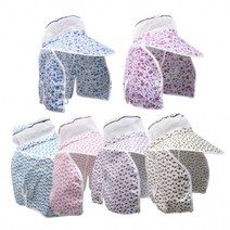 농사모자 자외선 밭일 얼굴 목 보호 햇빛가리개 여름 5개 세트