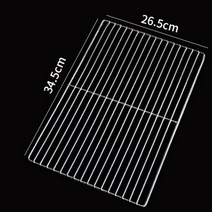 스테인레스 26.5X34.5cm 직사각형 화로대 그릴 석쇠 불판 철망 바베큐철망