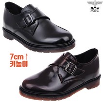 마리오탈라리코 보이런던 벨크로 키높이 몽크스트랩구두 7cm 남자로퍼
