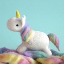 수제자료 자찰 뽀송이 울펠트 유니콘 커플 타입 핸드메이드 DIY 제작 인형 조랑말 재료 가방액세사리 3655828805