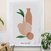 네트망 북유럽 예술 인쇄 블랙 아웃 천 커튼 펀칭 부착되지 않음 침실 거실 욕실 파티션 도어 홈 인테리어, 12 12_07 130x200cm