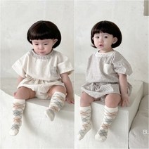 베이비 메이베베세트 돌전 돌후 시원한 여름 아기옷 아기선물 6개월 둥이룩 아기외출복