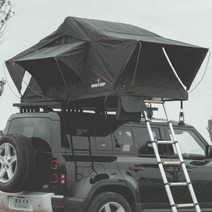 루프 탑 텐트 박스 백 지붕 위 차박 캠핑 일체형 카크닉 SUV 경차 차량 2 3 4 인 용, 1.4미터 다크 나이트 블랙 향상된 버전