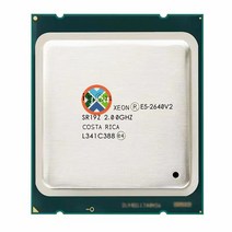 Intel Xeon E5 2650 V2 LGA 2011 CPU 프로세서 8 CORE 2.6GHz 20M 95W SR1A8 E5 2650V2 지원 X79 마더 보드, 한개옵션0