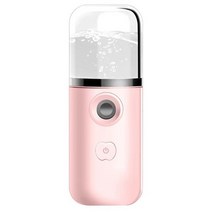가습기 휴대용 얼굴 스팀 분무기 미용 기기 나노 미스트 USB 개인 관리 보호 40ml, [01] 90mA, [04] 분홍색