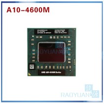 파워딜 AMD 노트북 모바일 A10 4600M A10-4600m AM4600DEC44HJ 원래 소켓 FS1(FS1R2) CPU 4M 캐시/2.3GHz/, 한개옵션0