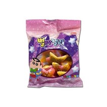 엘반 짱구 별 모양 젤리 80g새콤달콤마이구미 401536 J, (무배)엘반 짱구 별 모양 젤리 80g/새콤달콤/마이구, 80g