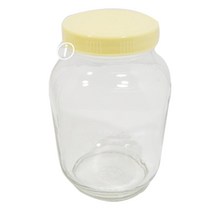 아트웨어 유리 꿀병 유리병 용기 밀폐 다용도 보관 주방, 1.2kg