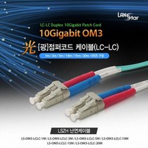 LFC990841OM3 LC-LC Duplex (MM) (10193)(LANstar) 케이블 5M 10G 멀티모드 광점퍼코드