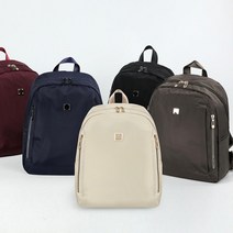 (6컬러) 세련된 깔끔 무지 데일리 여자 출근 백팩 40대 50대 출퇴근 여행