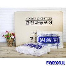 ForU528 비닐나무젓가락 350P 일회용품 세제 젓가락 나무젓가락 일회용수저 구강, 상세페이지 참조