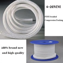 새로운 0.512m 420MM PTFE 꼰 압축 포장 아크릴 섬유 ptfe 채워진 글 랜드 로프, 16x16mm x 0.5m