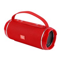 욕실 거실 캠핑 블루투스 스피커 TG116C-40W 고출력 블루투스 스피커 야외 휴대용 무선 사운드바 컬럼 서, 03 red