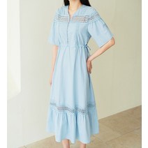 에이렌 플레어 와플 스트링 원피스 RM3OP935