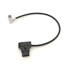 BMPCC-4K 전원 케이블 DTAP-WEIPU 커넥터 BMPCC4K Blackmagic 포켓 시네마 카메라 4K 용, Angled Cable_30cm