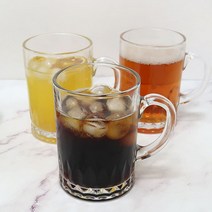 홈카페 인기만점 이쁜 유리컵세트, 6개, 퓨전 머그 350ml