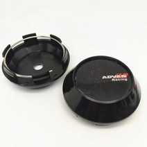 자동차휠캡 휠캡링 휠캡링커버 ADVAN 레이싱 허브 스타일 림 센터 엠블럼 68mm 4 개, 7G