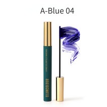 마스카라 4색 마스카라 컬 속눈썹 연장 컬러풀 속눈썹 속눈썹 연장 속눈썹 뷰티 메이크업 롱웨어 골드 컬러 마스카라, a-blue04