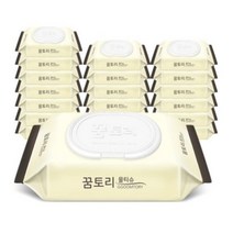 꿈토리물티슈 도톰한 나비의꿈 캡형, 60매입, 40개
