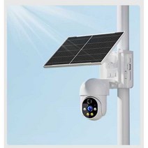 태양광 cctv 무선 ip 카메라 실외방수 보안 4g 원격 스마트 야외 실외 방수 상점 상업 슈퍼마켓 입구 야외 농촌 건설 현장, (전기및네트워크연결권장)30일반복녹화1080p