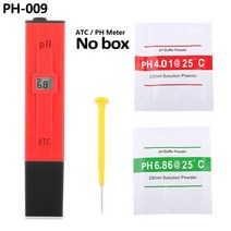 수질측정기 PH 미터 디지털 워터 테스터 0-14 0-9990ppm LCD 물 순도 PPM 수족관 필터 3 / 2pcs 버터 파우, 03 PH-009-RE-SIM