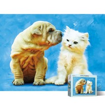 150피스퍼즐 강아지 고양이 커플 퍼즐라이프 PL150-43 _ 2026786EA, 본상품선택, 1, 본상품선택