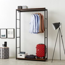 벨르 1단 1200시스템 철재 행거 드레스룸 수납 옷장, 벨르 1단옷봉 1200_화이트