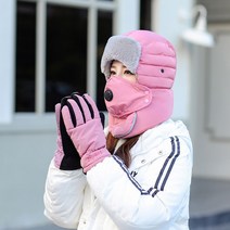 패딩 바이크 바라 발리 클라바 넥워머 목토시 넥아머 바라크라바 축구 경수진 등산, 핑크