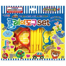 종이나라 4000 클레이도구세트/아이클레이/찍기틀/찰흙칼