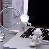 우주인 USB LED 책상조명 미니 북라이트 독서등