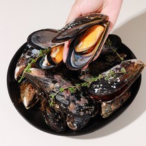 자연산 돌홍합 섭 1kg 산지직송 국내산, (대) 5~8미