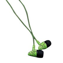유선 3.5mm MP3 MP4 크랙 이어폰 핸즈프리 헤드셋 마이크 블루투스 포함, [02] green