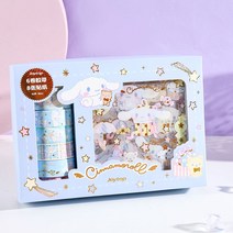 산리오 다꾸 스티커세트 다이어리꾸미기 스티커 선물세트, 시나모롤